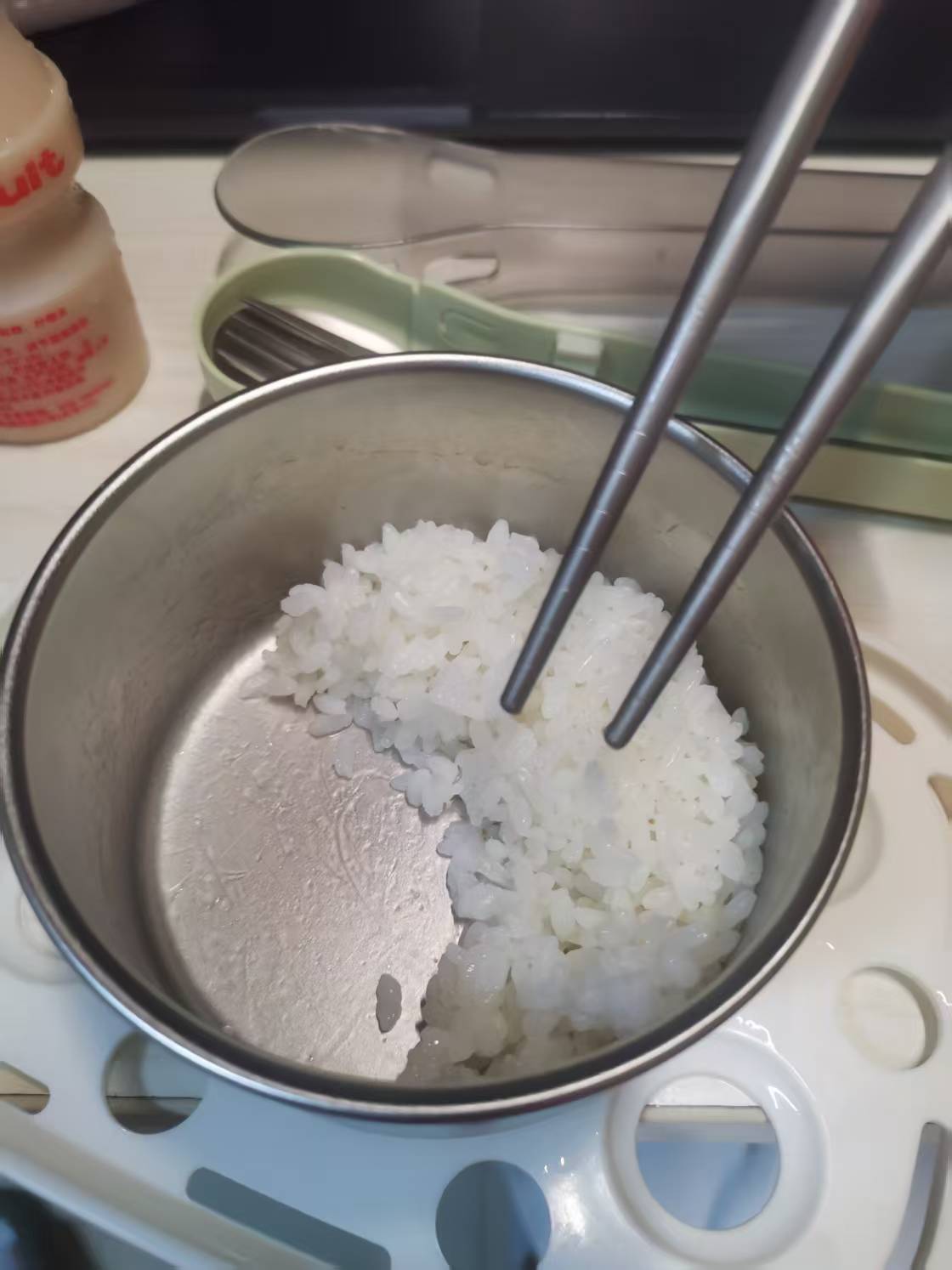 [一人食] 蒸米饭
